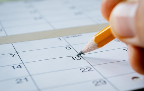 scheduling in a calendar